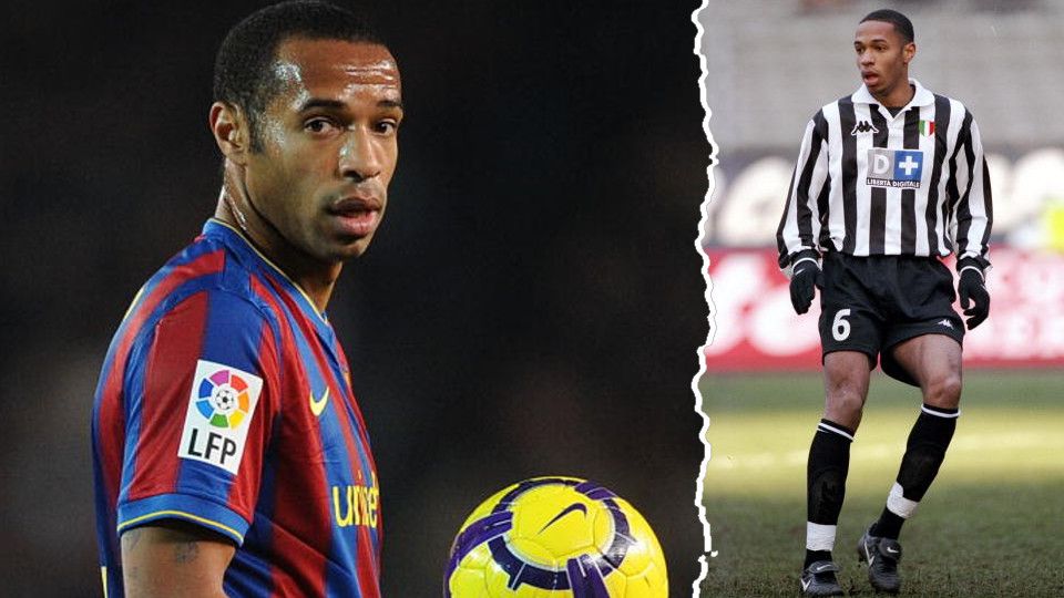 Thierry Henry di Barcelona dan Juventus Copyright: © INDOSPORT/GETTY IMAGES